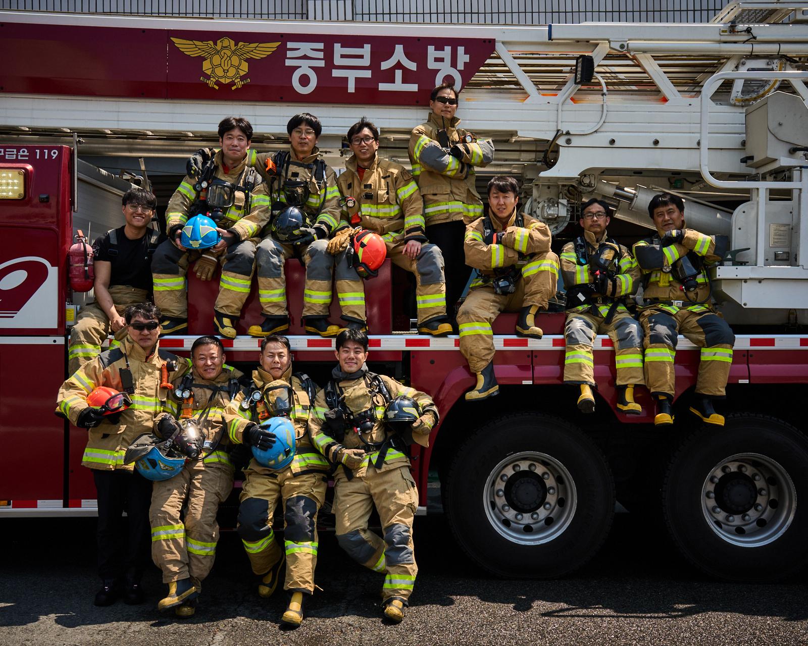 소방관 인물사진 프로젝트